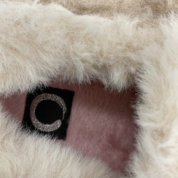 NEW Journee Collection Women’s Midnight Faux Fur Moc Slippers Pink Size 7.5 - Picture 6 of 10